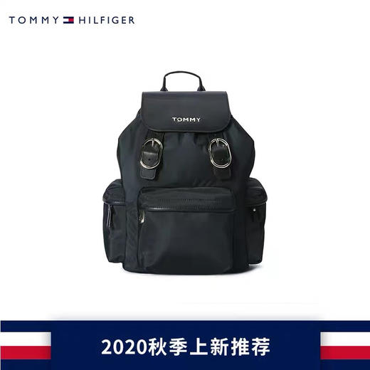 Tommy Hilfiger 2020秋季新款时尚女款双肩包AW0AW08853 商品图4