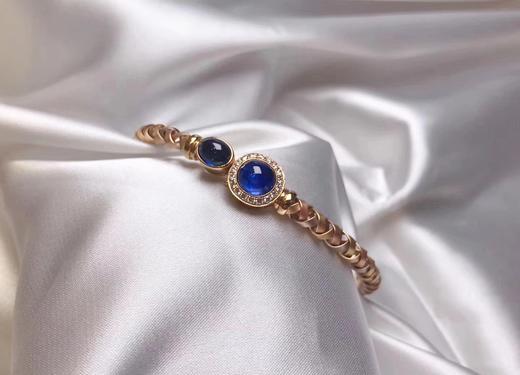 【手工编织蓝宝石手镯】 特惠-h精湛工艺,古典魅力,蓝宝石4.