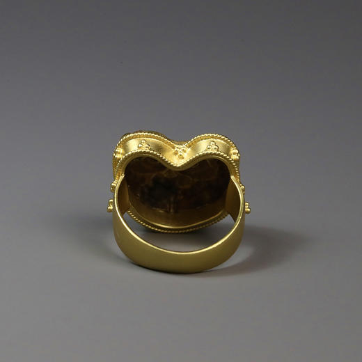 唐代金花“盛唐花舞”戒指 商品图4