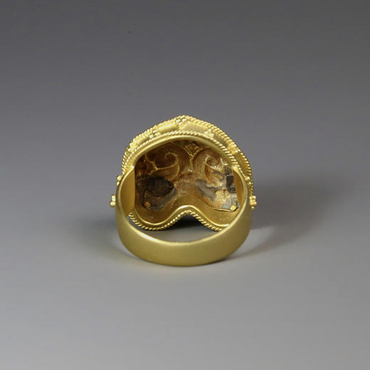 唐代金花“盛唐花舞”戒指 商品图3