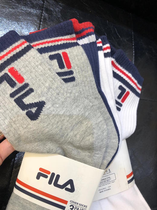 fil* 袜子 一组三双出售 39-44码合适 商品图1