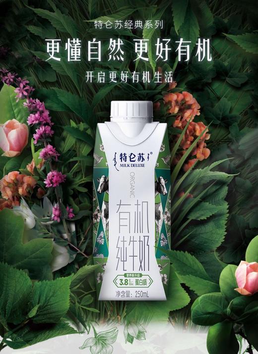 蒙牛特仑苏有机奶纯牛奶利乐梦幻盖250ml 商品图0