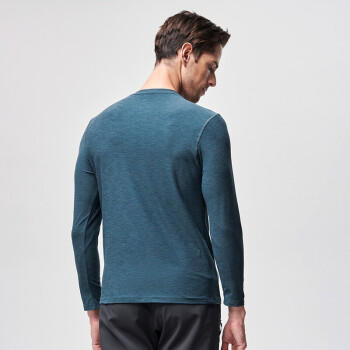 探路者（TOREAD）T恤 20秋冬男士保暖圆领T恤 弹力跑步长袖T恤  TAJI91609 商品图2