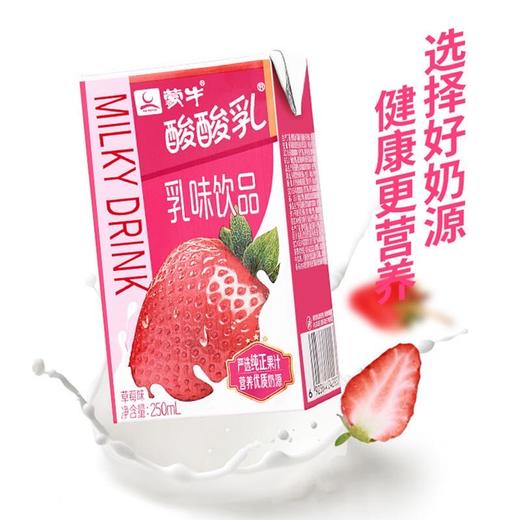 蒙牛酸酸乳草莓味250ml 商品图0