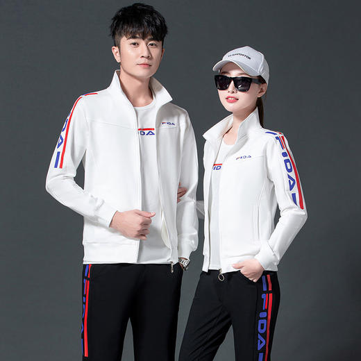 SP-XH1806情侣卫衣春秋款宽松三件套男装2020年新款潮男士休闲套装 商品图3