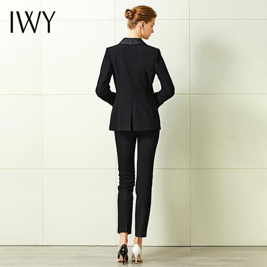 IWY/黑色长袖西装长裤套装CP10380 商品图3