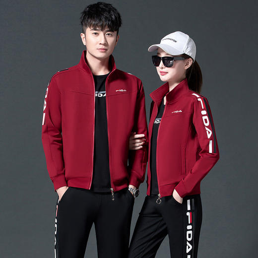 SP-XH1806情侣卫衣春秋款宽松三件套男装2020年新款潮男士休闲套装 商品图1