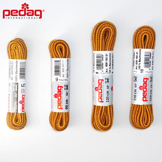 pedag德国进口工装鞋大黄靴鞋带绳男女马丁靴户外条纹大头鞋带 商品图4