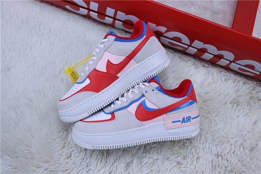 【真标 空军一号系列】耐克/NIKE 耐克低帮板鞋马卡龙 灰红蓝 商品图2