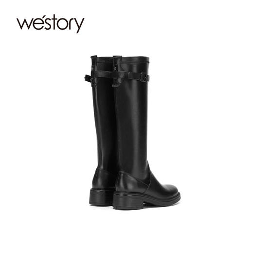 westory2020年冬季新款马丁靴女英伦风潮ins高帮厚底W20DQ80161 商品图2