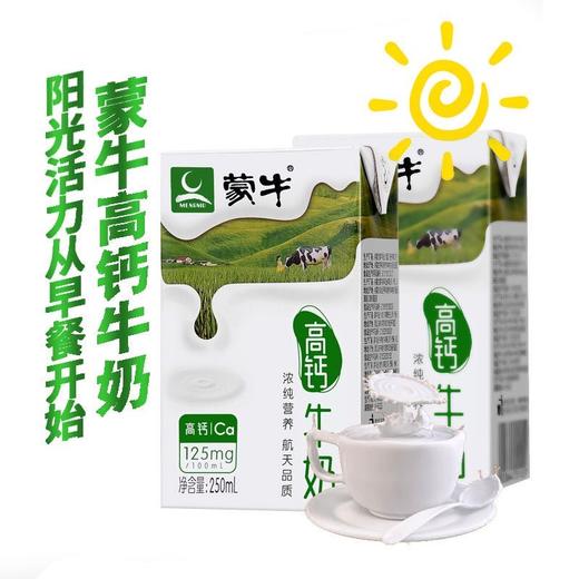 蒙牛高钙牛奶250ml 商品图1