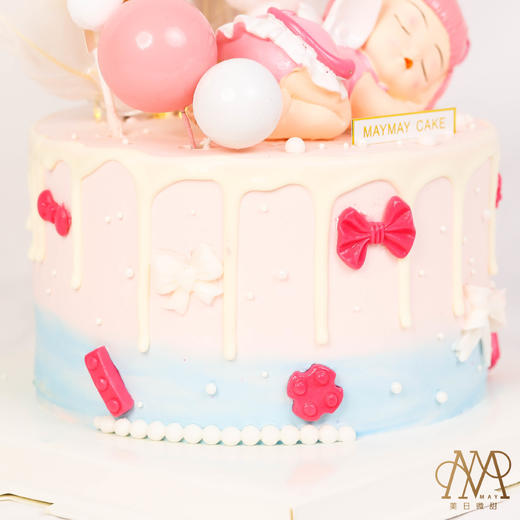 3466“瞌睡Angel爱莎宝宝”粉蓝底（送女孩  女宝宝 小朋友 周岁） 商品图5