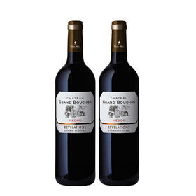 【双支特惠装】黛柏松城堡红葡萄酒Chateau Grand Bouchon Medoc 750ml*2