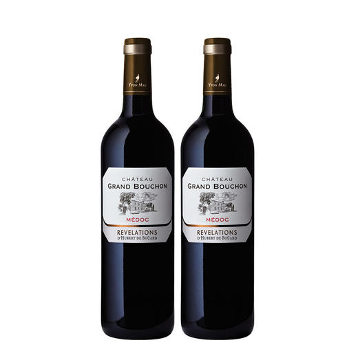 【双支特惠装】黛柏松城堡红葡萄酒Chateau Grand Bouchon Medoc 750ml*2 商品图0