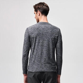 探路者（TOREAD）T恤 20秋冬男士保暖圆领T恤 弹力跑步长袖T恤  TAJI91609 商品图5