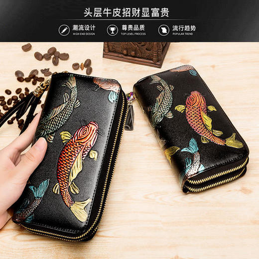 DDL-MCS-2236新款时尚真皮头层牛皮女士手拿包 商品图1