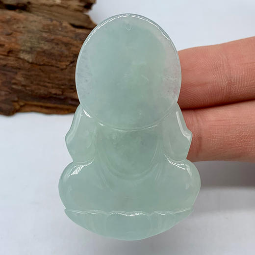 派瑞翡翠 翡翠观音 糯种 绿色 商品图1