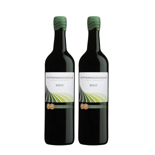 【双支特惠装】贝贝树-梅洛红葡萄酒 Pepperwood Groves Merlot 750ml*2 商品图0