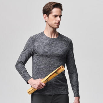 探路者（TOREAD）T恤 20秋冬男士保暖圆领T恤 弹力跑步长袖T恤  TAJI91609 商品图6