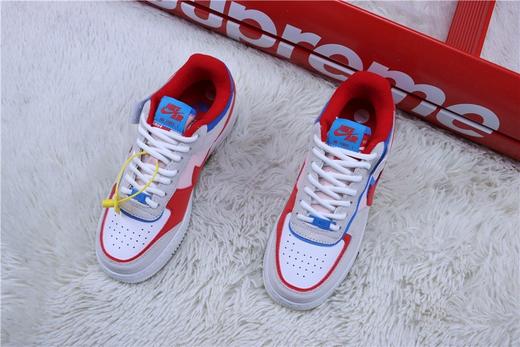 【真标 空军一号系列】耐克/NIKE 耐克低帮板鞋马卡龙 灰红蓝 商品图1