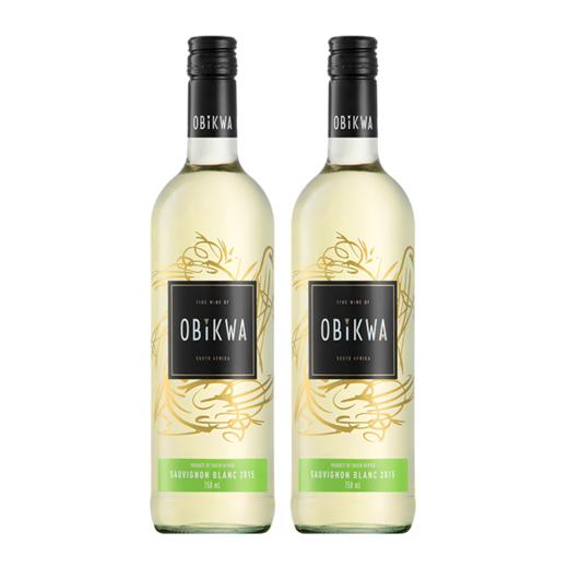 【双支特惠装】南非原瓶进口干白 奥卡瓦-苏伟浓白葡萄酒 Obikwa - Sauvignon Blanc  750ml*2 商品图0