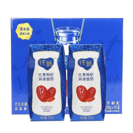 纯甄红枣枸杞风味酸牛乳利乐钻200g 商品图0