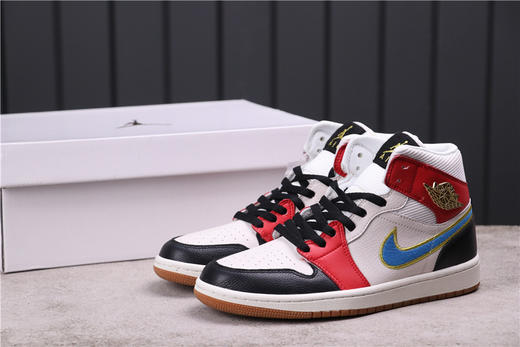 【真标头层】乔丹/Air JordanAJ1 aj1 乔丹1代 乔1 乔丹1代中帮系列 Air Jordan 1 Mid SE "Coral Stardust" 商品图2
