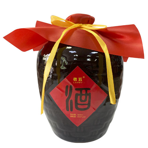 [白酒]鸡泽 老五牌 瓷坛酒39.6度500ml(光瓶) 商品图0