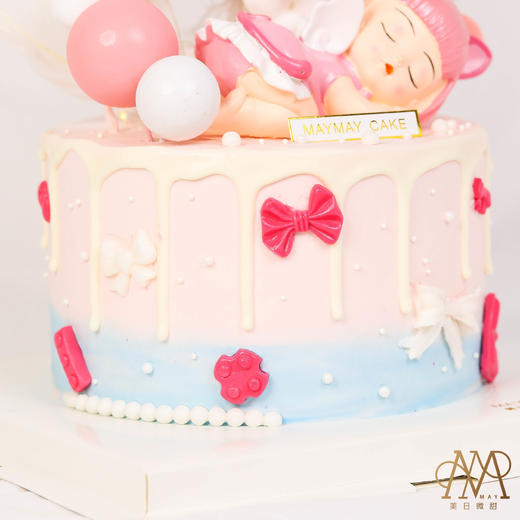 3466“瞌睡Angel爱莎宝宝”粉蓝底（送女孩  女宝宝 小朋友 周岁） 商品图3