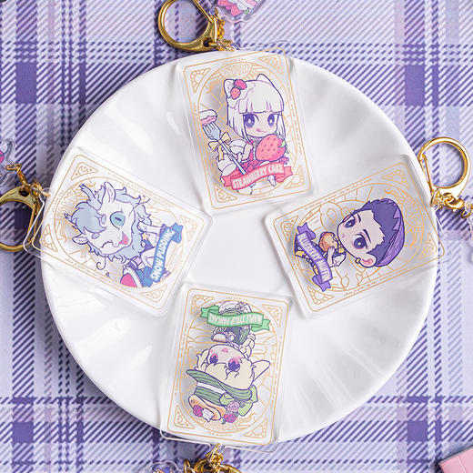 《非人哉官方店》甜品系列亚克力挂件钥匙扣学生书包卡通动漫饰品 商品图1