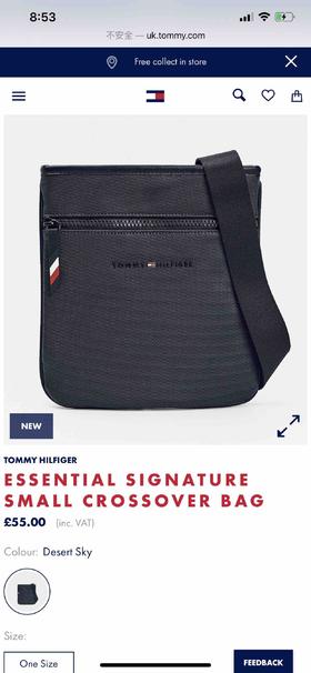 Tommy 新款斜挎包男士男款小包