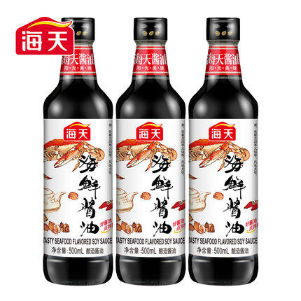 海天海鲜酱油500ml/瓶 商品图0