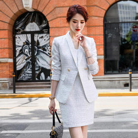 XZ-YMZ9011时尚气质名媛职业亮片西装套装