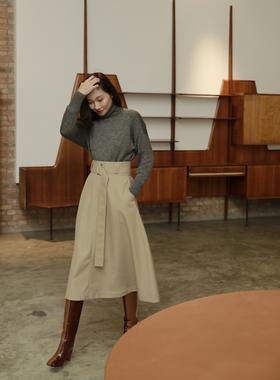 high-neck sweater