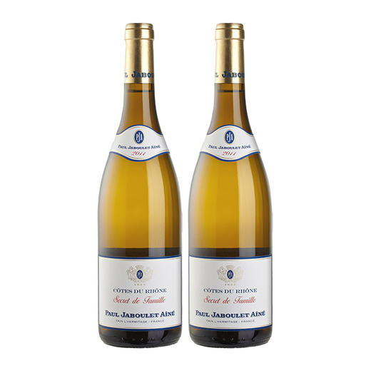【双支特惠装】嘉佰乐家族之秘白葡萄酒Paul Jaboulet Cotes du Rhone Blanc 750ml*2 商品图0