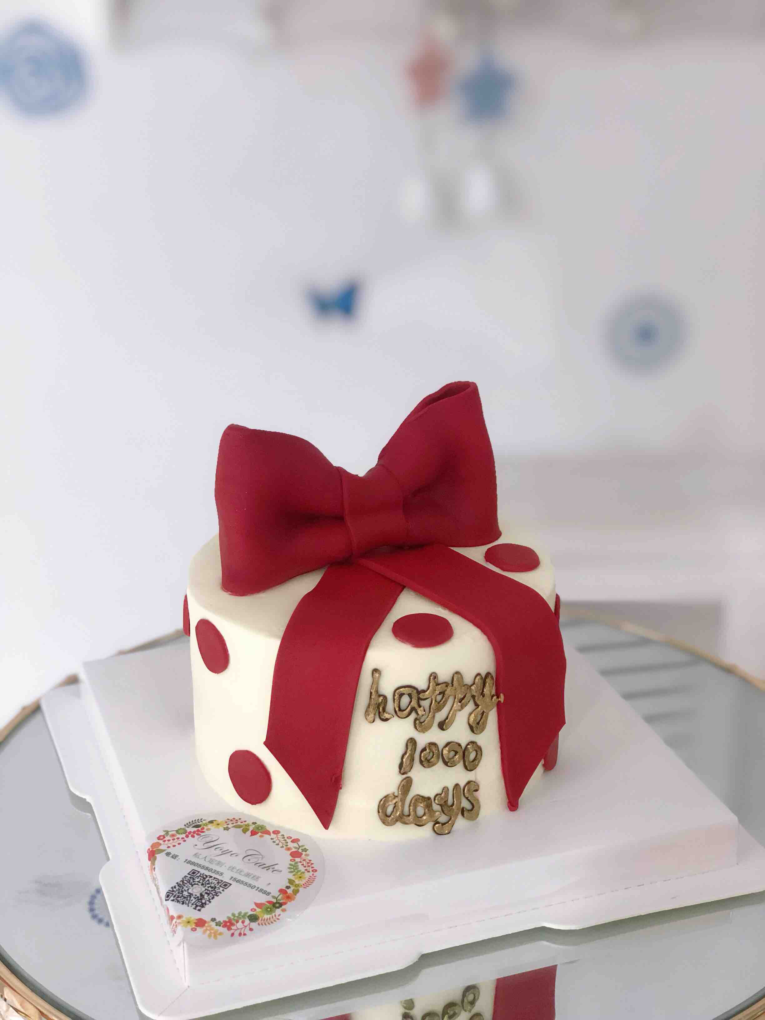 上新《蝴蝶结蛋糕》