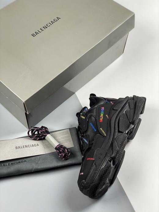 男女鞋 balenciaga triple s 黑字 巴黎世家老爹鞋