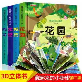藏起来的小秘密（第二辑 全4册）走进热闹的城市+欣赏多彩的花园+了解有趣的恐龙+探秘奇妙的太空