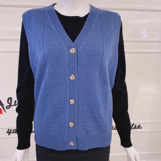 南3春竹女式羊毛开衫背心10917 商品图0