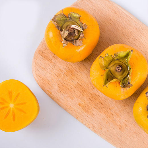 【五农人】文复甜柿新鲜柿子现摘5斤装 商品图2