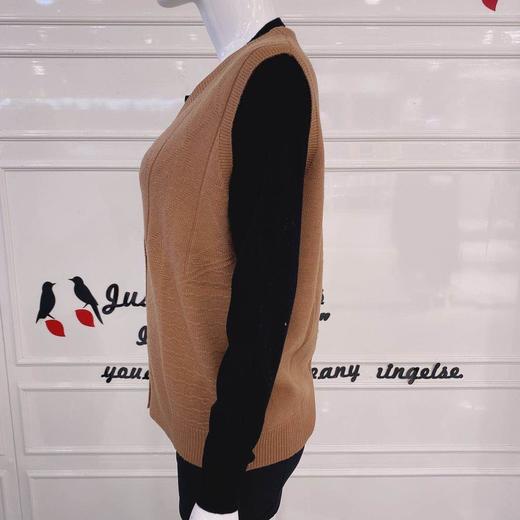 南3春竹女式羊毛开衫背心10917 商品图3