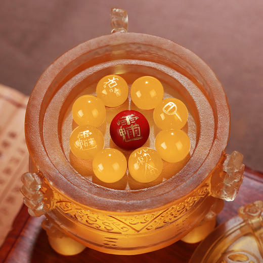 董易奇2021牛年吉祥物九运宝盒八字定制办公家居风水摆件转运化煞 商品图1