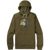 Burton 20-21款 OAK PULLOVER FLEECE 女款帽衫 橄榄绿 商品缩略图0