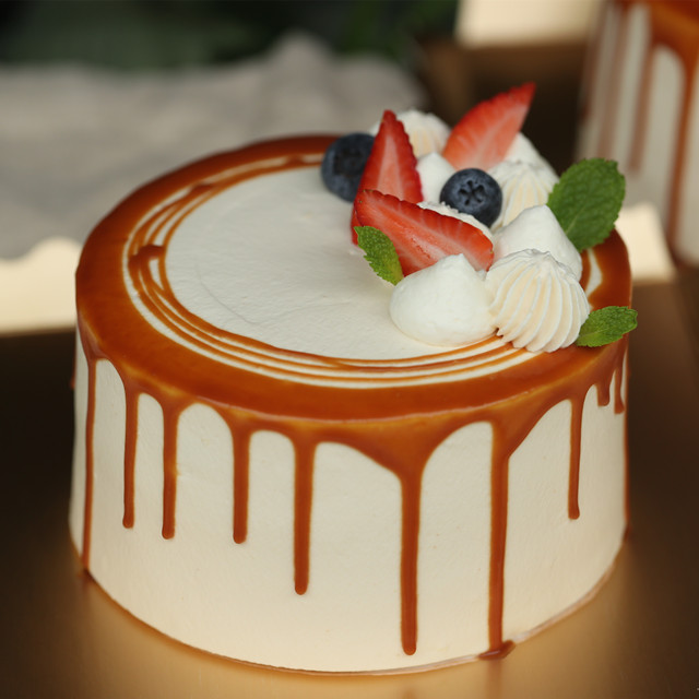 焦糖海盐红茶蛋糕