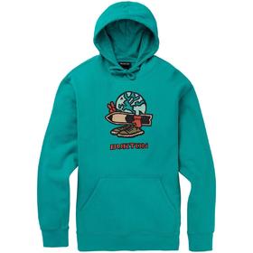 Burton 20-21款 Gorman Pullover Hoodie 男款帽衫 湖水绿