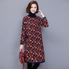 WZNH-WN99039加绒碎花高领复古民族印花百搭连衣裙 商品缩略图2