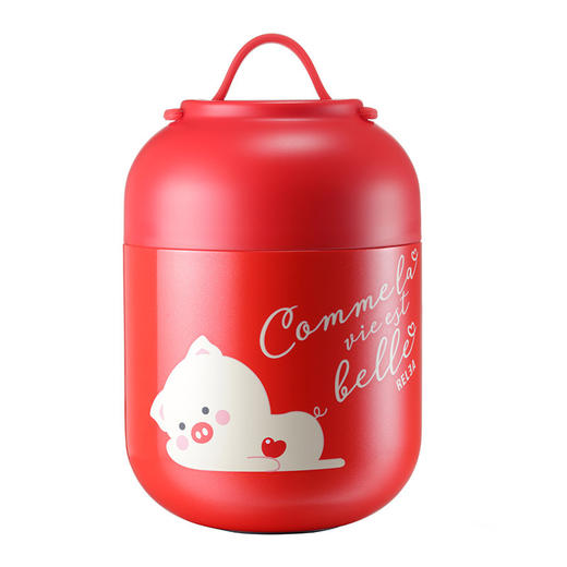 【物生物hello焖烧罐大号不锈钢保温桶】居家日用焖壶杯学生儿童保温饭盒 商品图4