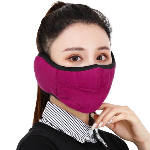 男士防寒冬季护耳口罩女保暖秋冬骑行面罩加厚透气防风纯棉耳罩 商品图8