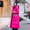 上海旗袍厂XJ-1911中国风冬季新款宽松大码百搭刺绣连帽羽绒服女长款过膝保暖外套 商品缩略图0