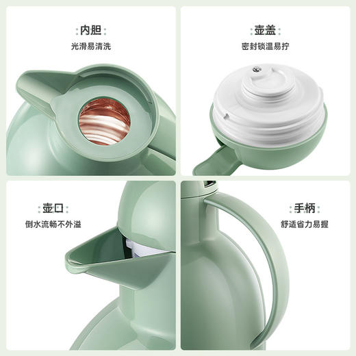 【物生物保温壶家用开水瓶】居家日用智能显温保暖壶大容量热水壶 商品图3